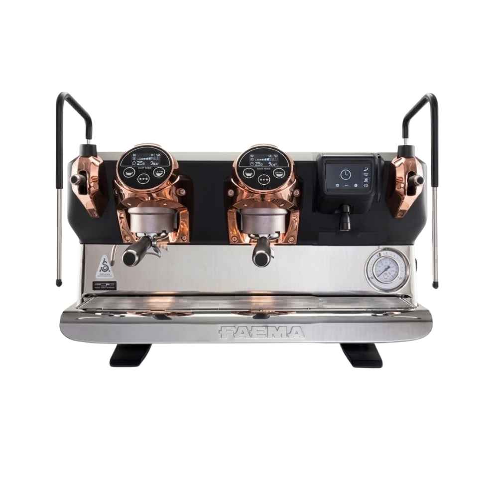 Faema E71EA2-5 Button Bakır Tam Otomatik Espresso Kahve Makinesi, 2 Gruplu